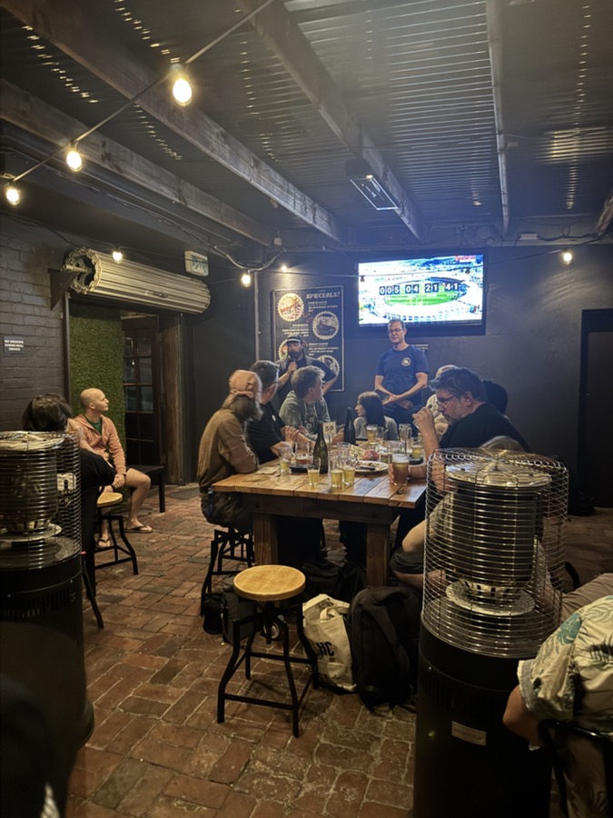Merri Mashers meeting at The Mill, Collingwood, April 2026
