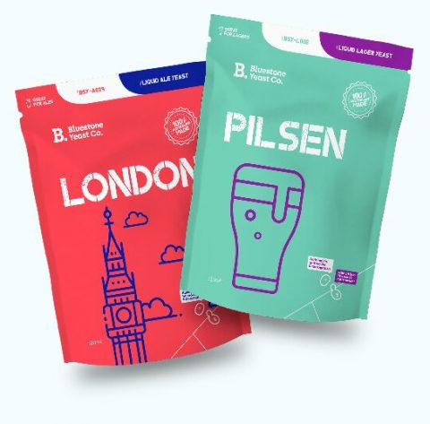 Bluestone Yeast homebrew liquid yeast packs