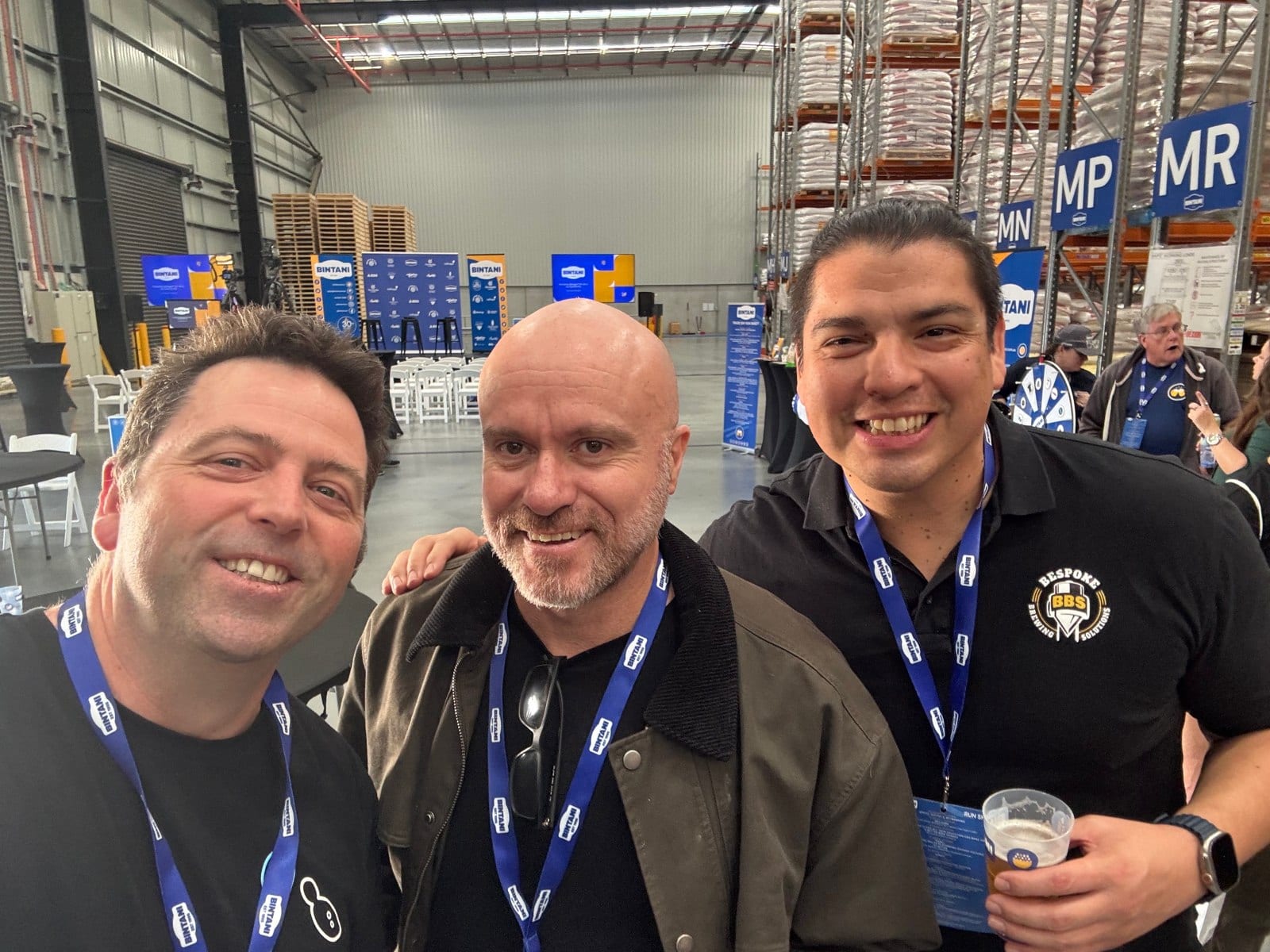 Catching up with brewers at the Bintani Trade Day