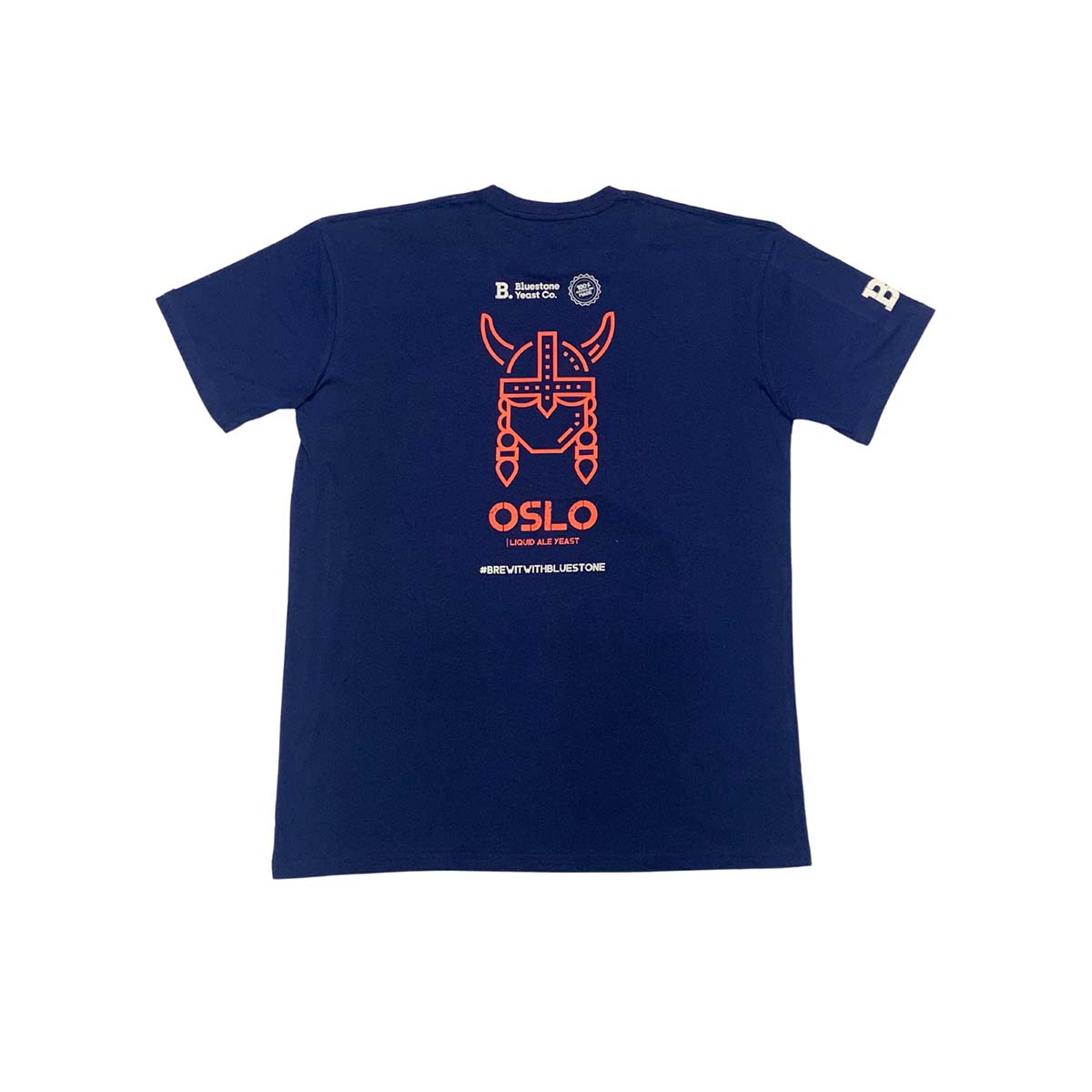 Oslo t-shirt in blue - Bluestone Yeast Co.